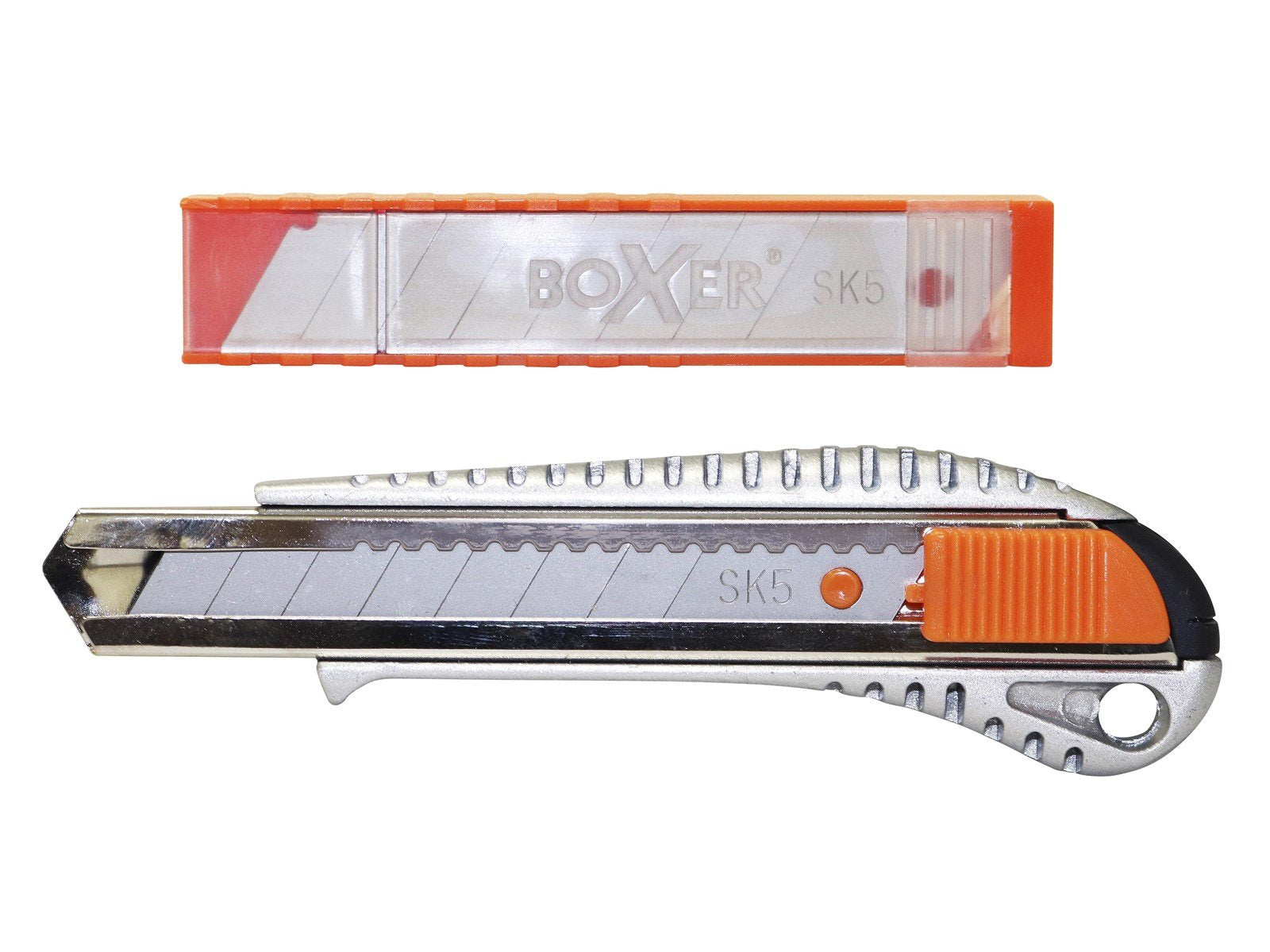 Boxer Utility knife 18 mm incl. 10 extra blades Boxer Utility knife 18 mm incl. 10 extra blades